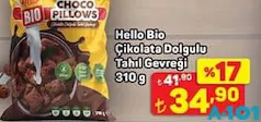 HELLO BİO ÇİKOLATA DOLGULU TAHIL GEVREĞİ 310 G